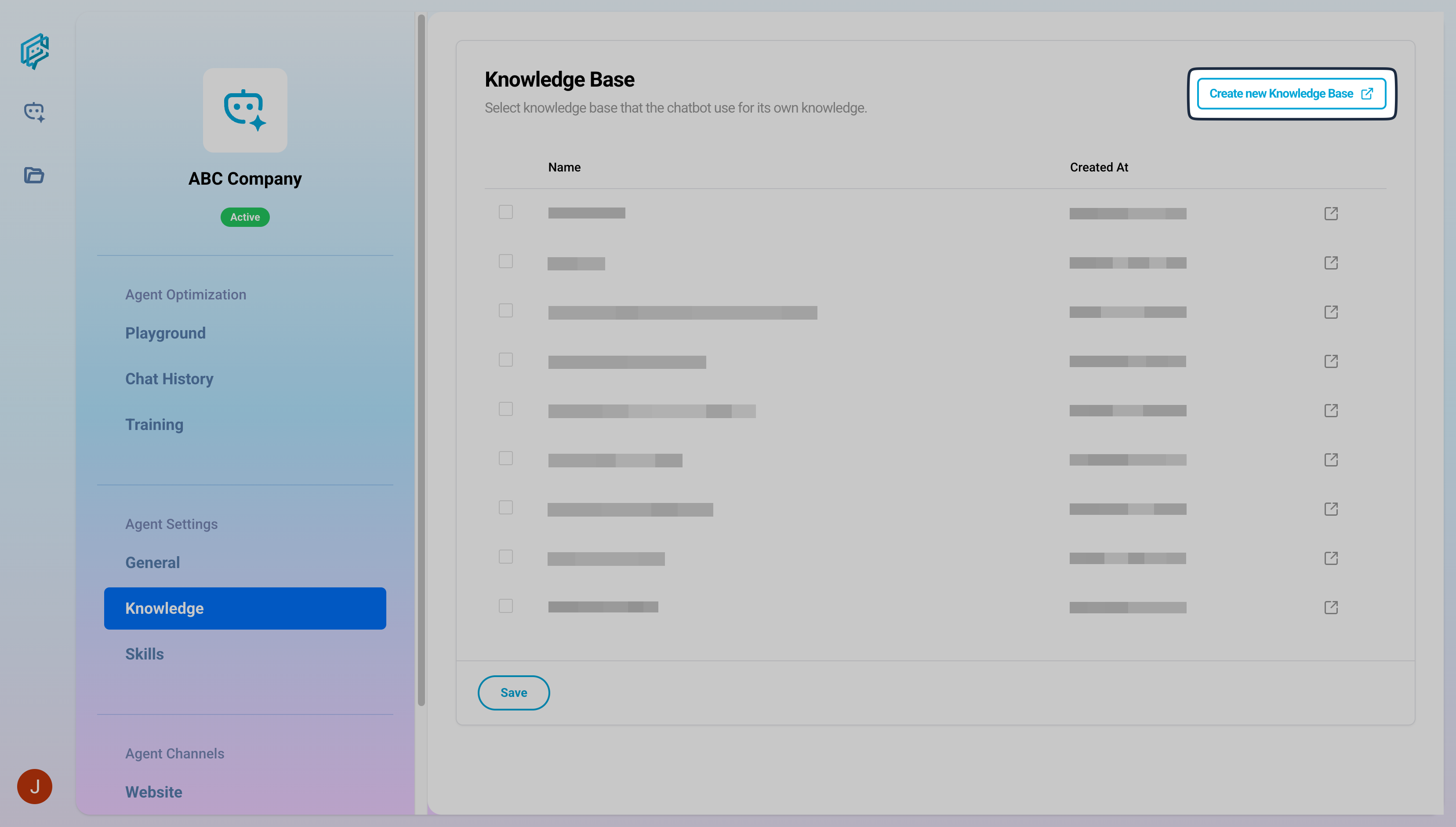 Knowledge page