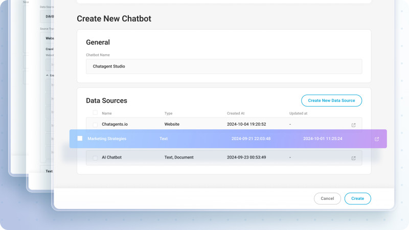 Train your AI Chatbot